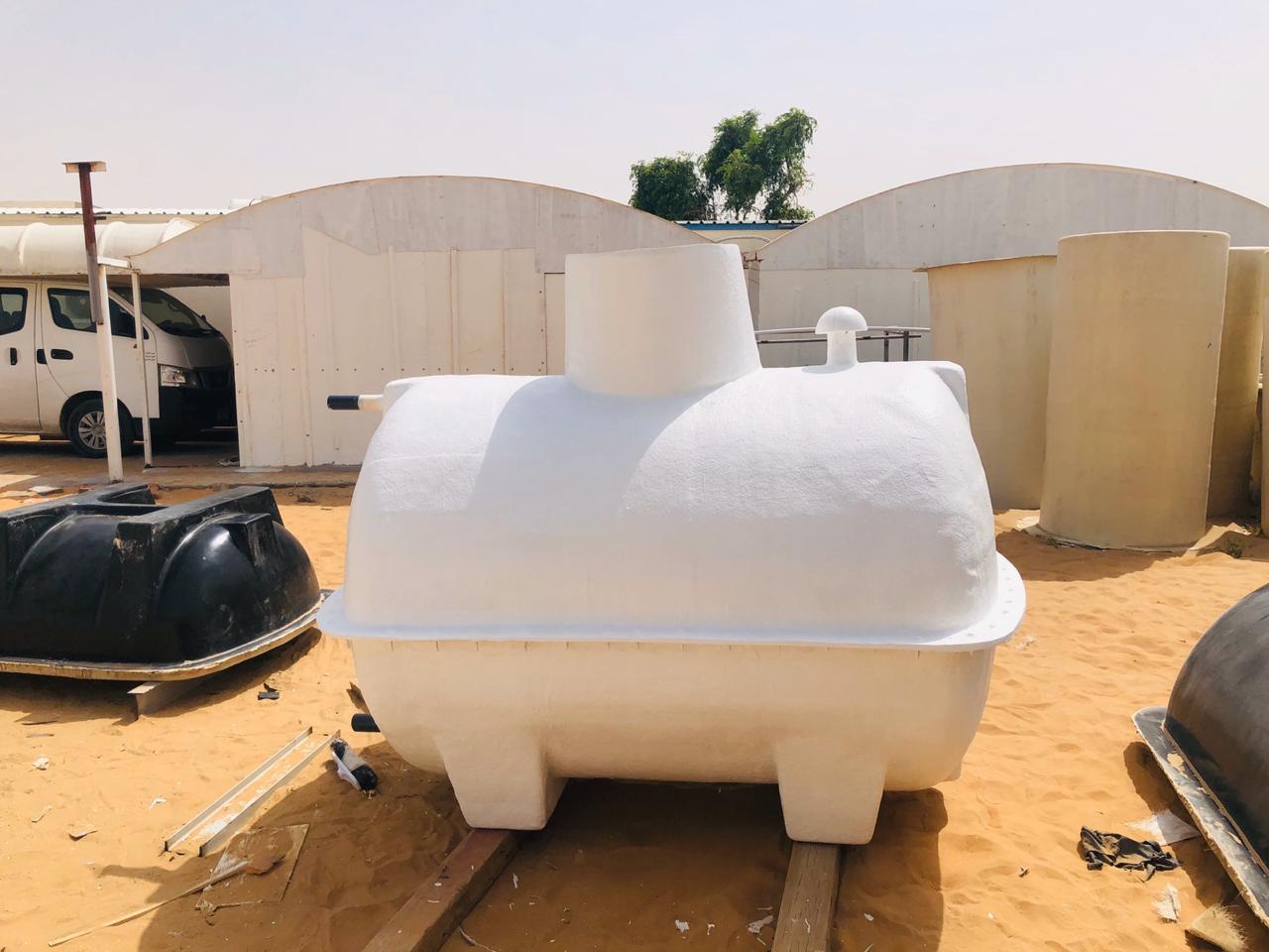 GRP Septic Tanks / Sewage holding tank in UAE Al Madina Fiber Glass LLC
