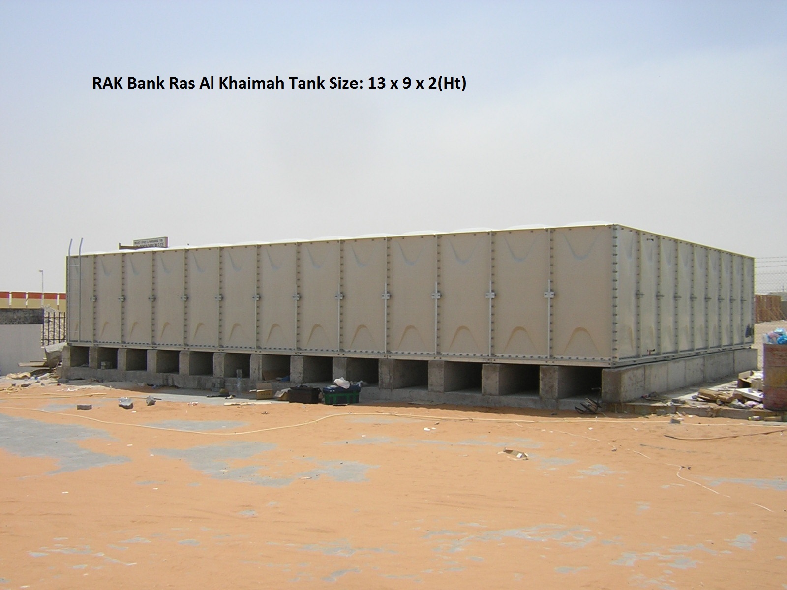 GRP sectional panel water tanks in UAE Al Madina Fiber Glass LLC